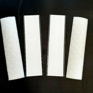 Velcro® Brand 2" x 8" Industrial Strength Adhesive Backed Strips(2 sets) - White